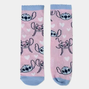 Lilo & Stitch Angel Gift Box Socks Pack Disney Cyprus Gifts Παιδικές κάλτσες