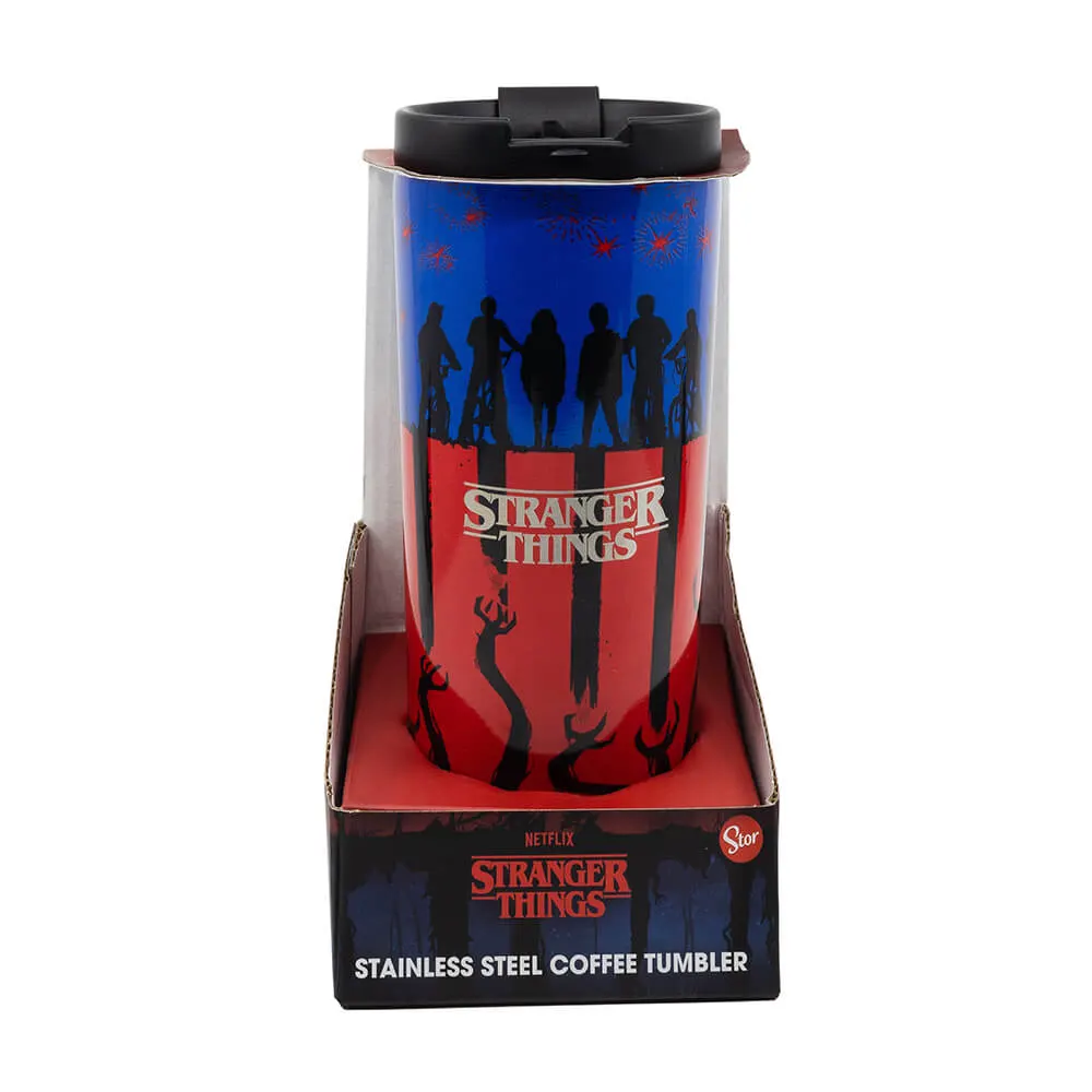 Stranger Things Travel Mug, Stainless Steel Tumbler 425 ML