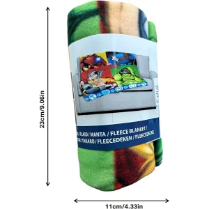 Avengers Hero Force fleece duvet cover 100x140cm official merchandise Cyprus Marvel Blanket Dimentions