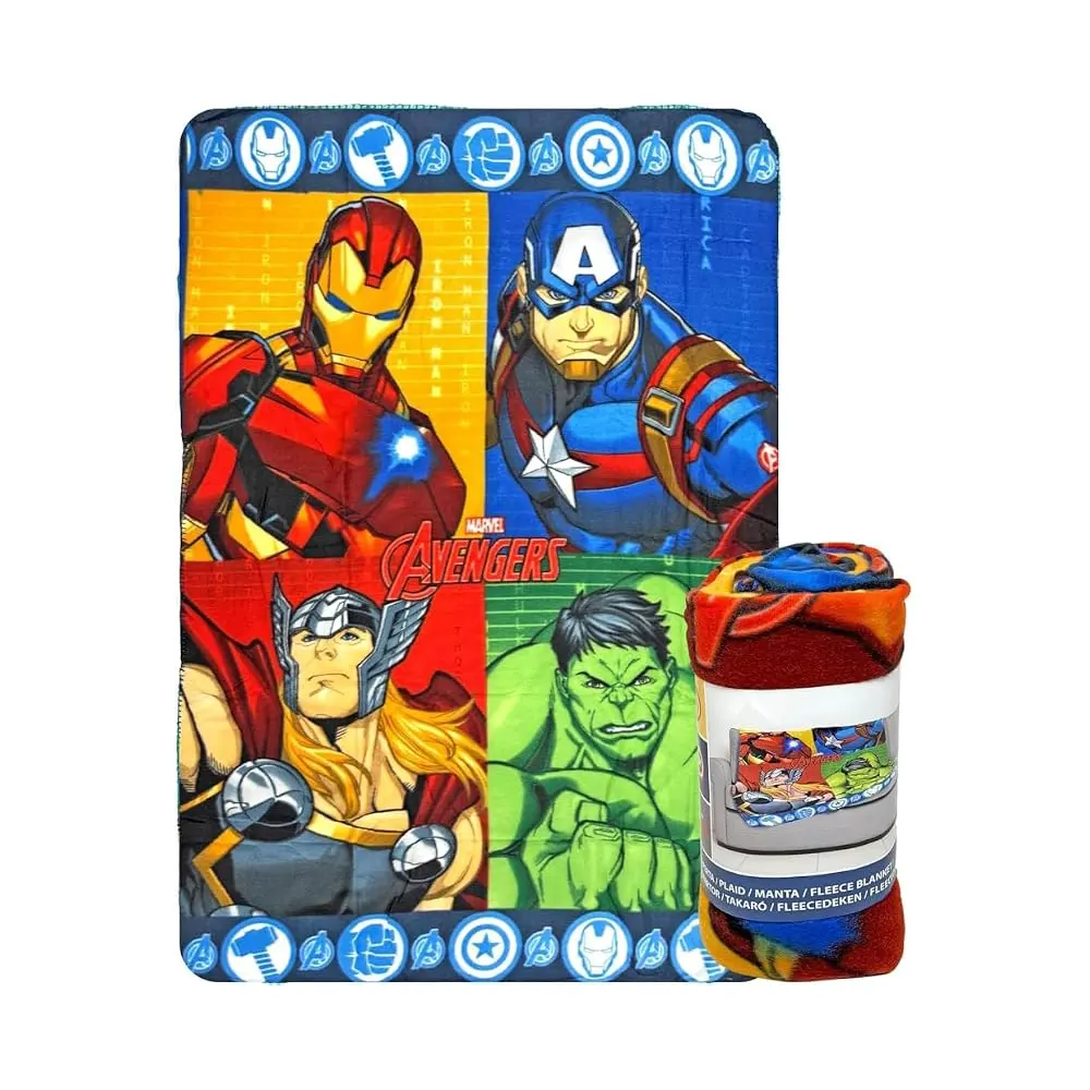 Avengers Hero Force fleece duvet cover 100x140cm official merchandise Cyprus Blanket