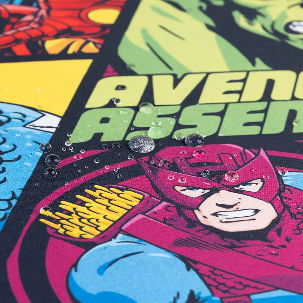Avengers gaming desk mat waterproof high-density textile, and anti-slip rubber base, water resistance