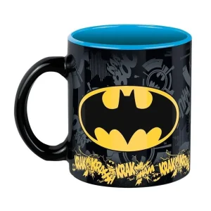 DC Comics Batman Action Mug 320ml ceramic mug with Batman action design Backside