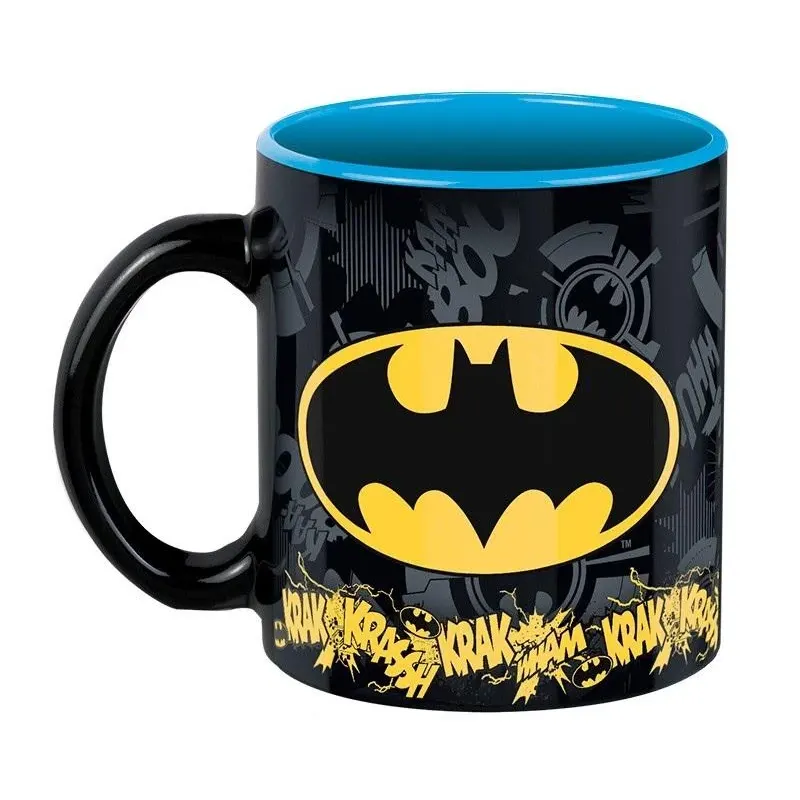 DC Comics Batman Action Mug 320ml ceramic mug with Batman action design Backside