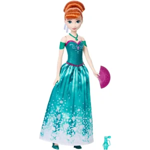 Disney Frozen Spin & Reveal toys, Anna Doll with 10 gifts official merchandise cyprus Dress and accessories