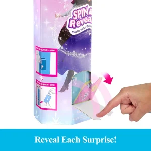 Disney Frozen Spin & Reveal toys, Anna Doll with 10 gifts official merchandise cyprus reveal suprises