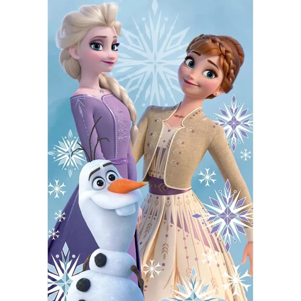 Disney Ice magic Olaf and Sisters fleece duvet cover official merchandise