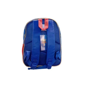 Disney Pixar Toy Story Friends 3D backpack for preschool with Woody and Buzz embossed design, 30x25x10 cm dimensions, Backside View