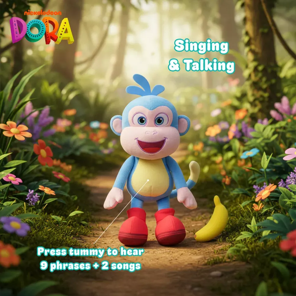Spin Master Dora Bananas For Boots Interactive plush Toys official merchandise Desciption