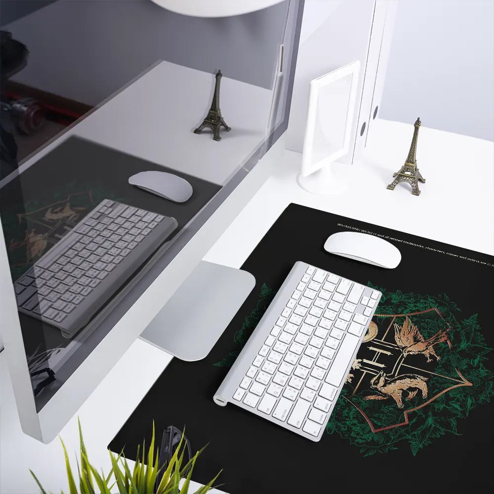 Harry Potter officially licensed premium desk mat 50x45 cm with magical non-slip rubber base, set up