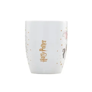 Harry Potter Dobby gift set containing a 315ml ceramic mug with Free Dobby design and socks Logo