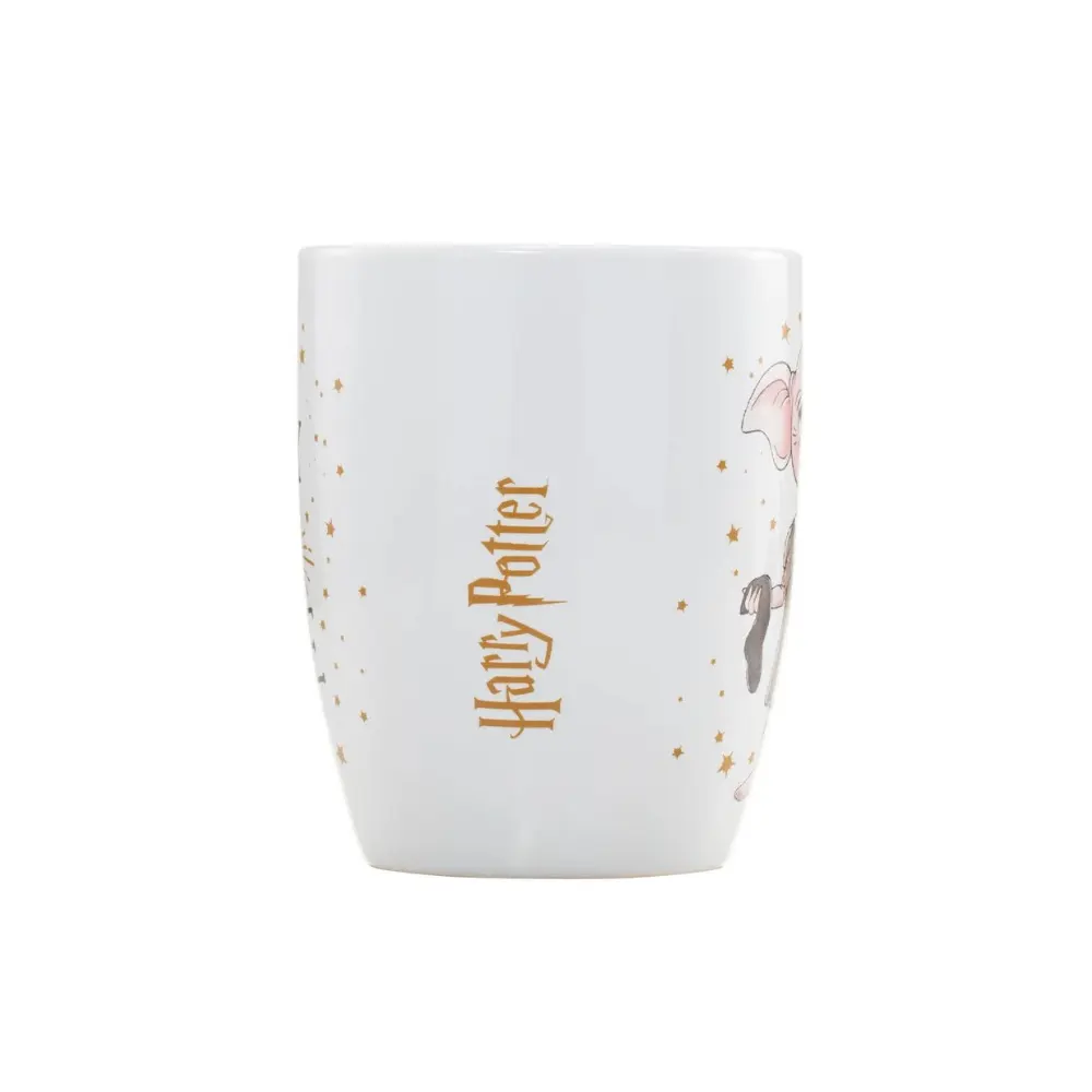 Harry Potter Dobby gift set containing a 315ml ceramic mug with Free Dobby design and socks Logo