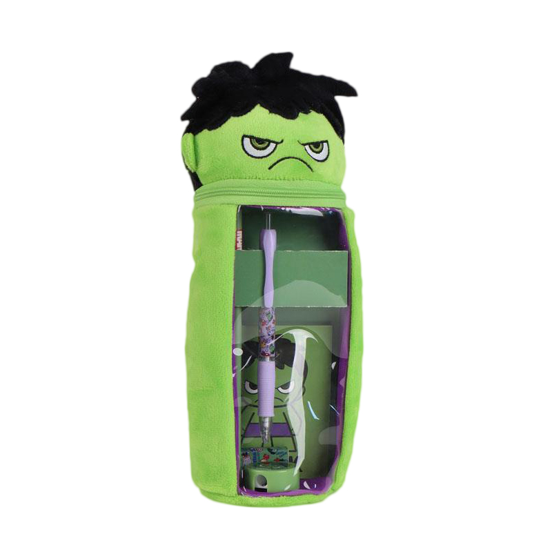 hulk-plush-pencil-case-6 Avengers Hulk Plush Stuffed Pen Holder toys official merchandise Marvel cyprus