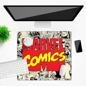 Marvel Comics officially licensed premium desk mat 50x45 cm with retro pop culture design