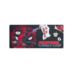 Marvel Deadpool gaming desk mat with 80x35cm dimensions, waterproof high-density textile, and anti-slip rubber base, water resistance, Gaming Mouse Pad