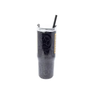 Marvel Golden Treasure Insulated Stainless Steel Mug 920ml Side View