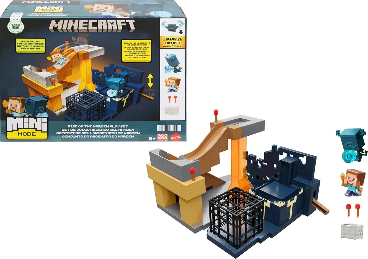 Mattel Minecraft Mojang Studios Mini Mode Warden Toy official merchandise Cyprus box