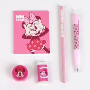 Disney Minnie Wink Pink plush stuffed pen holder official merchandise stationery