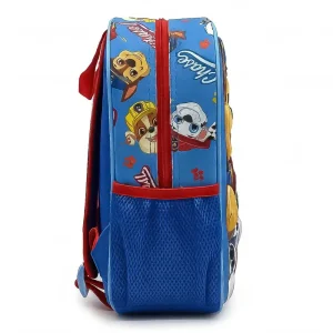 Paw Patrol 3D backpack for preschool with embossed pup design, 30x25x10 cm dimensions, Pocket view