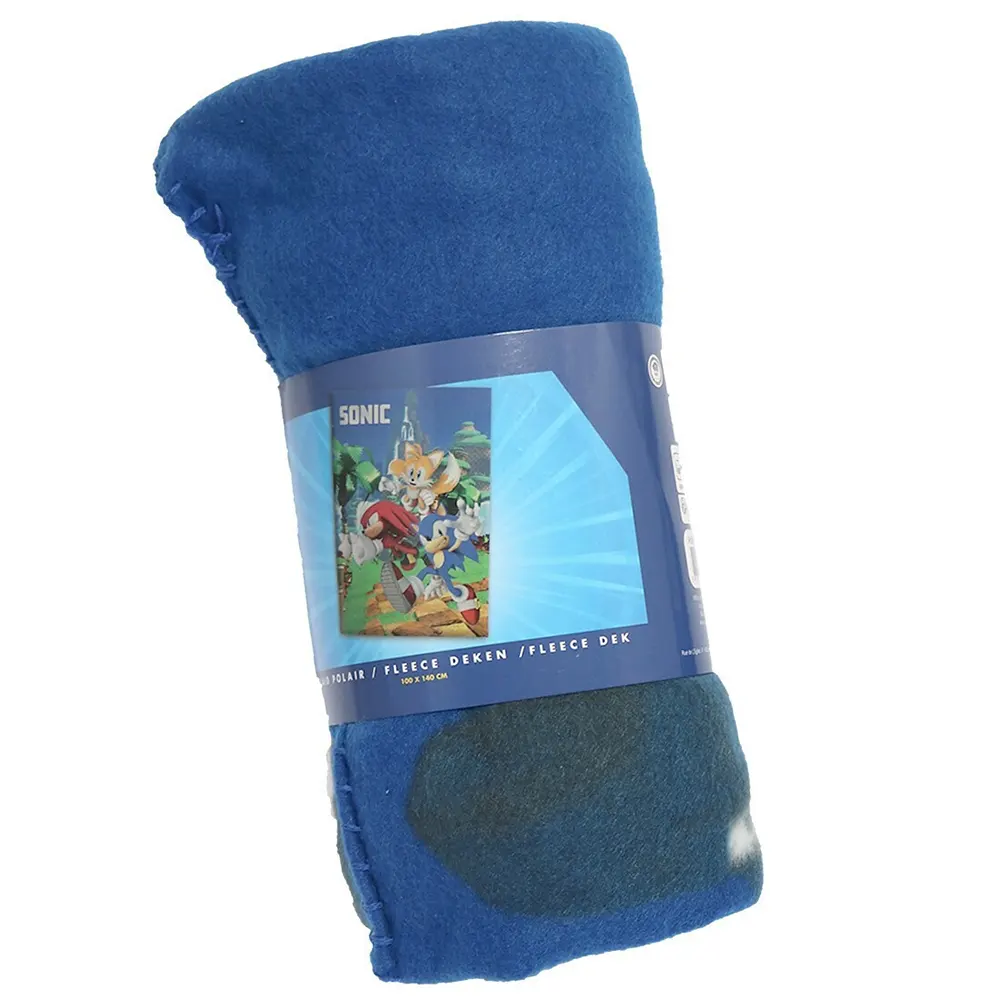 Sonic the hedgehog fleece duvet cover 100x140cm official merchandise