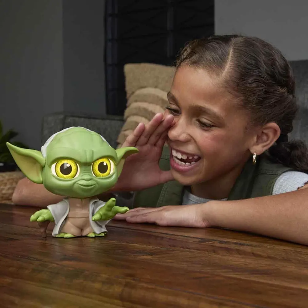 Star Wars Force N Telling Yoda Light + Sound official merchandise Cyprus girl talking