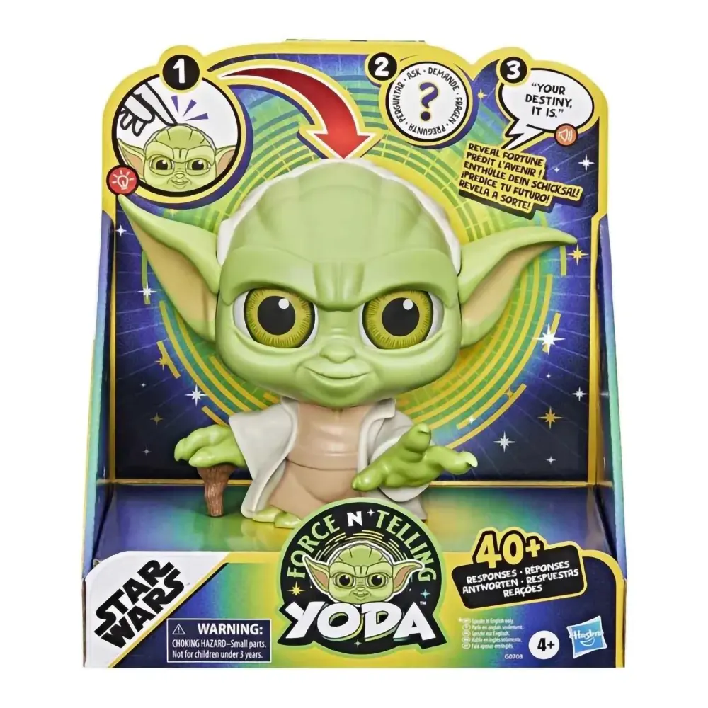 Star Wars Force N Telling Yoda Light + Sound official merchandise Cyprus disney box