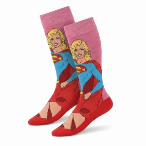 Supergirl socks gift pack 3 pieces supergirl official merchandise design 2