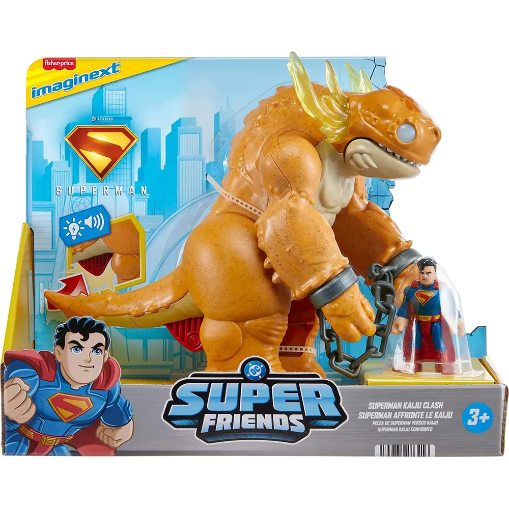 Mattel Fisher Price DC Super Friends Superman Imag official merchandise box