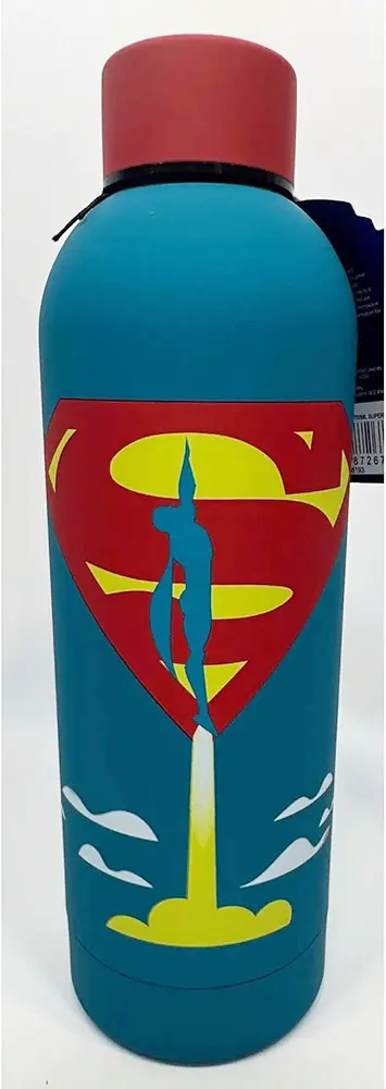 Superman Launch soft touch water bottle, sports bottles, Cyprus 3