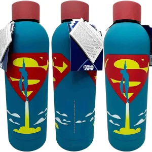 Superman Launch soft touch water bottle, sports bottles, Cyprus